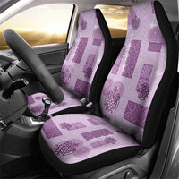 Vintage Lapita Car Seat Cover Iconic Double Face Pattern Violet