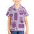 Vintage Lapita Hawaiian Shirt Iconic Double Face Pattern Violet