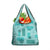 Vintage Lapita Grocery Bag Iconic Double Face Pattern Turquoise
