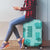 Vintage Lapita Luggage Cover Iconic Double Face Pattern Turquoise