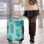 Vintage Lapita Luggage Cover Iconic Double Face Pattern Turquoise