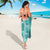Vintage Lapita Sarong Iconic Double Face Pattern Turquoise