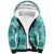 Vintage Lapita Sherpa Hoodie Iconic Double Face Pattern Turquoise LT05