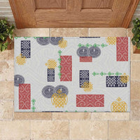 Vintage Lapita Rubber Doormat Iconic Double Face Pattern
