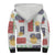 Vintage Lapita Sherpa Hoodie Iconic Double Face Pattern