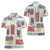 Vintage Lapita Women Polo Shirt Iconic Double Face Pattern