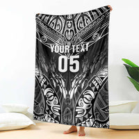 Custom New Zealand Fishing Blanket Aotearoa Maori Koru LT05 - Polynesian Pride