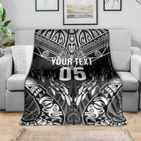 Custom New Zealand Fishing Blanket Aotearoa Maori Koru LT05 - Polynesian Pride