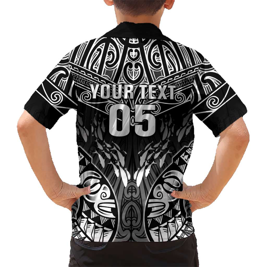 Custom New Zealand Fishing Family Matching Puletasi and Hawaiian Shirt Aotearoa Maori Koru LT05 - Polynesian Pride