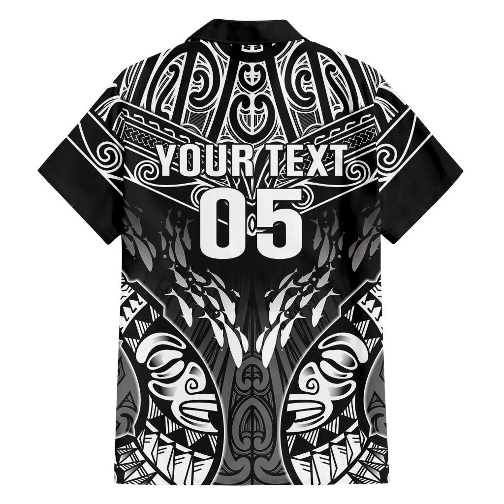 Custom New Zealand Fishing Family Matching Tank Maxi Dress and Hawaiian Shirt Aotearoa Maori Koru LT05 - Polynesian Pride