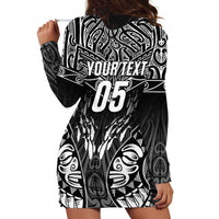 Custom New Zealand Fishing Hoodie Dress Aotearoa Maori Koru LT05 - Polynesian Pride