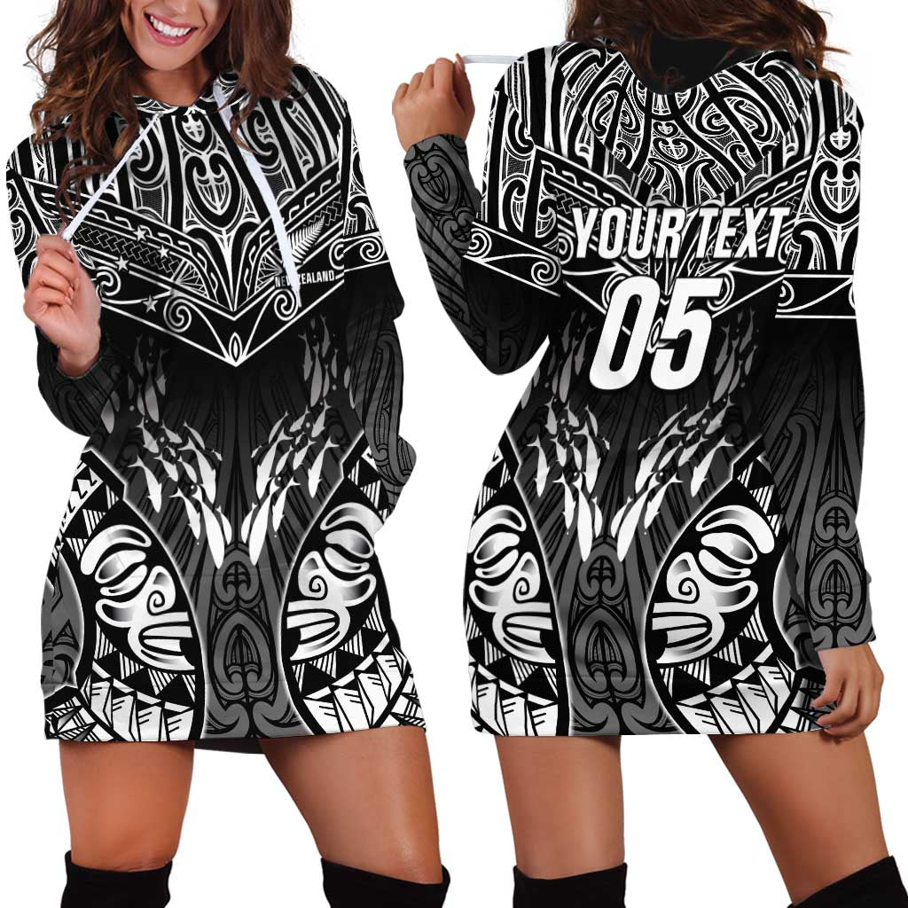 Custom New Zealand Fishing Hoodie Dress Aotearoa Maori Koru LT05 - Polynesian Pride