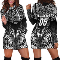 Custom New Zealand Fishing Hoodie Dress Aotearoa Maori Koru LT05 - Polynesian Pride