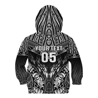 Custom New Zealand Fishing Kid Hoodie Aotearoa Maori Koru LT05 - Polynesian Pride