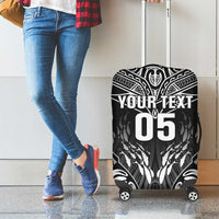Custom New Zealand Fishing Luggage Cover Aotearoa Maori Koru LT05 - Polynesian Pride