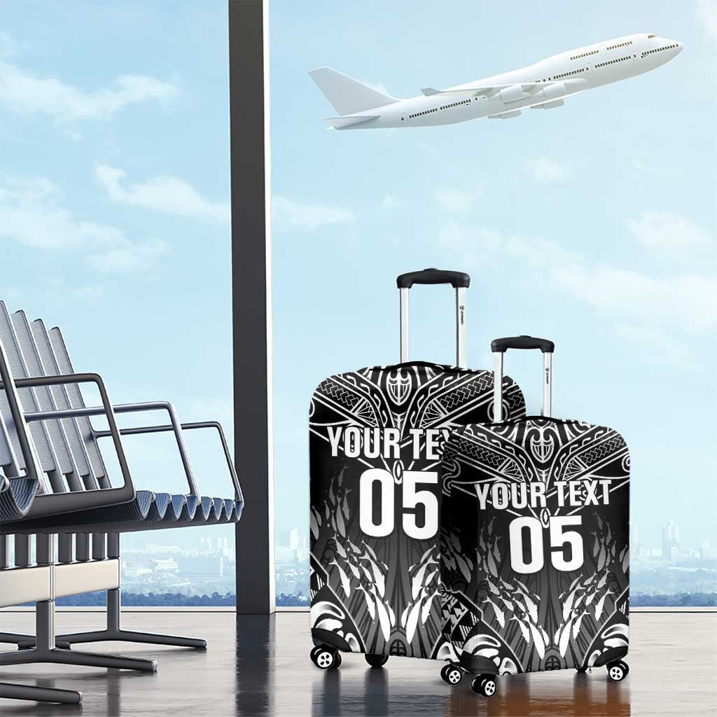 Custom New Zealand Fishing Luggage Cover Aotearoa Maori Koru LT05 - Polynesian Pride