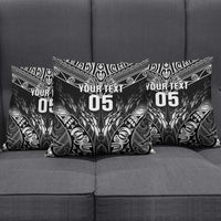 Custom New Zealand Fishing Pillow Cover Aotearoa Maori Koru - Polynesian Pride