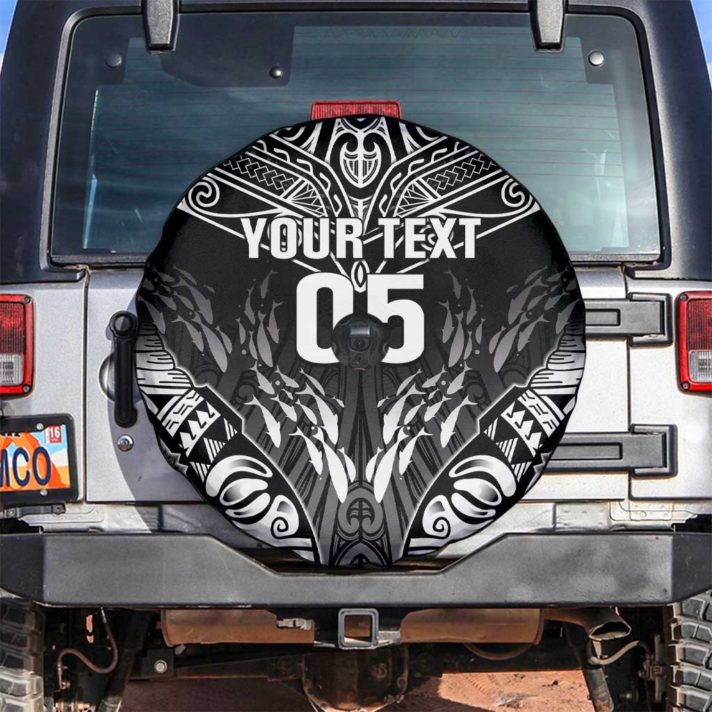 Custom New Zealand Fishing Spare Tire Cover Aotearoa Maori Koru - Polynesian Pride