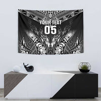 Custom New Zealand Fishing Tapestry Aotearoa Maori Koru - Polynesian Pride