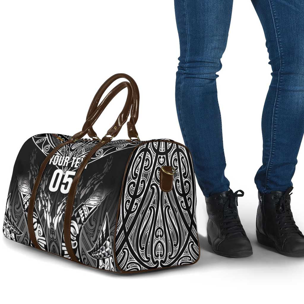 Custom New Zealand Fishing Travel Bag Aotearoa Maori Koru - Polynesian Pride
