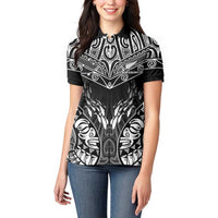 Custom New Zealand Fishing Women Polo Shirt Aotearoa Maori Koru LT05 - Polynesian Pride