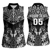 Custom New Zealand Fishing Women Sleeveless Polo Shirt Aotearoa Maori Koru LT05 - Polynesian Pride