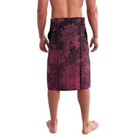 Personalised Memorial Breast Cancer Awareness Lavalava Plumeria Floral Tribal Pattern LT05 - Polynesian Pride