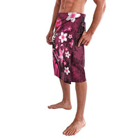 Personalised Memorial Breast Cancer Awareness Lavalava Plumeria Floral Tribal Pattern LT05 - Polynesian Pride
