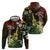 Hawaii Ukulele Hoodie Polynesian Pattern Mix Hibiscus Reggae Version LT05