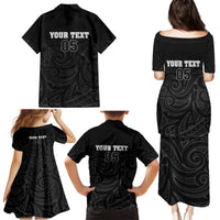 Custom New Zealand Marathon Family Matching Puletasi and Hawaiian Shirt Maori Style LT05 - Polynesian Pride