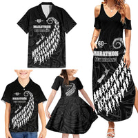Custom New Zealand Marathon Family Matching Summer Maxi Dress and Hawaiian Shirt Maori Style LT05 - Polynesian Pride