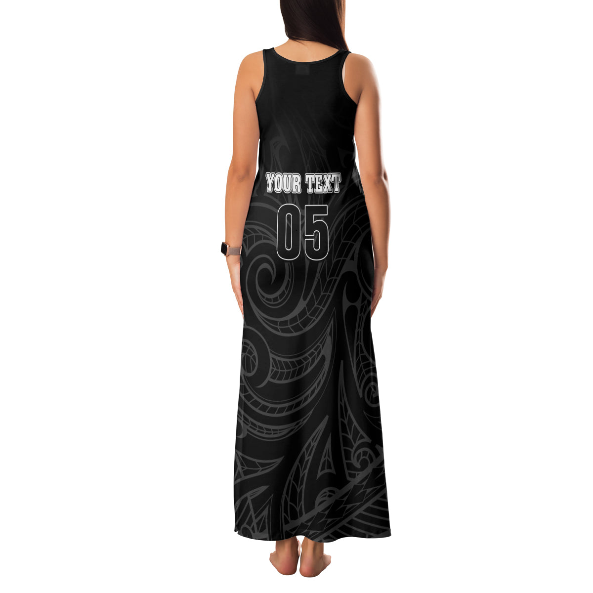 Custom New Zealand Marathon Family Matching Tank Maxi Dress and Hawaiian Shirt Maori Style LT05 - Polynesian Pride