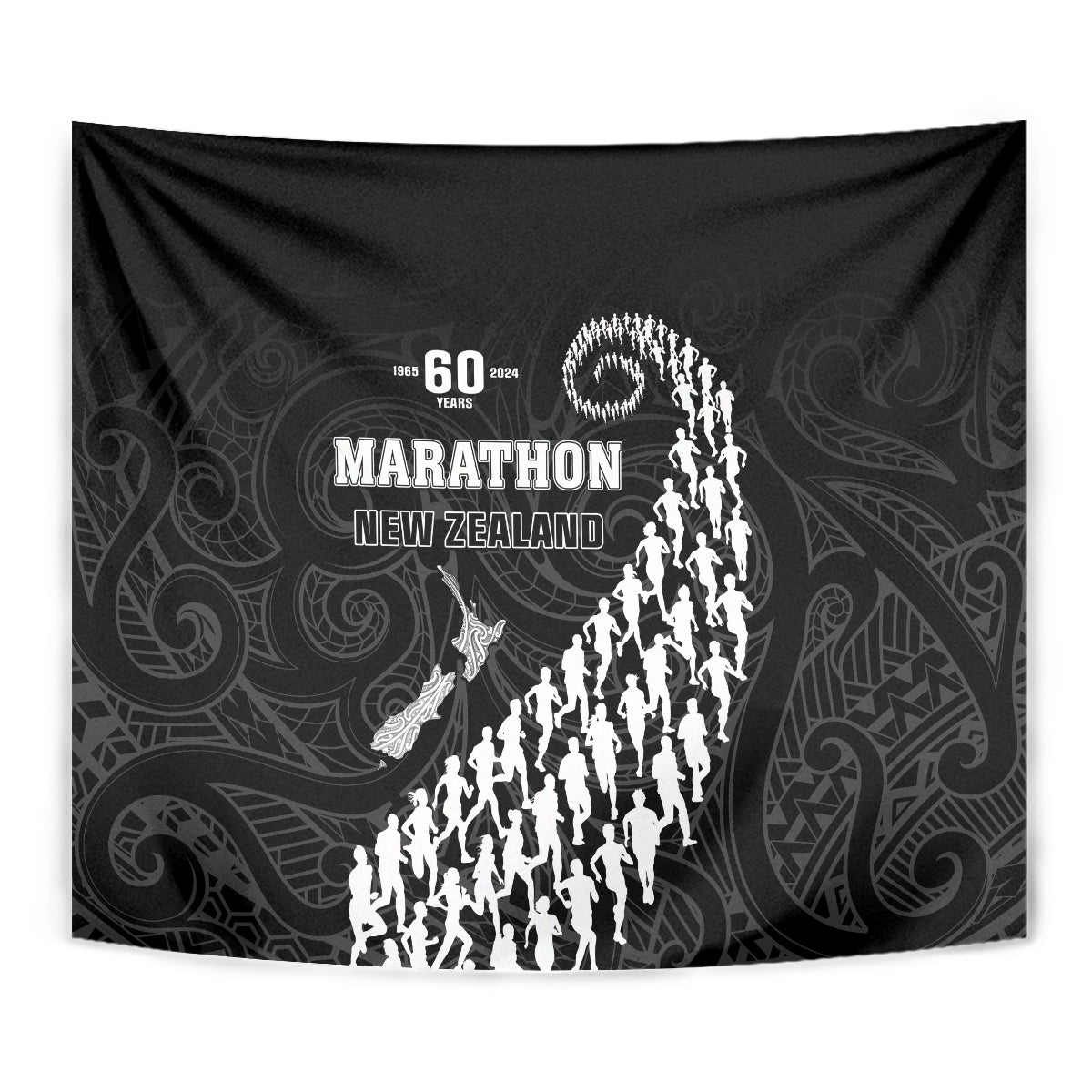 New Zealand Marathon Tapestry Maori Style