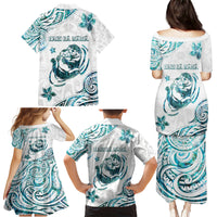 New Zealand Aotearoa Hari Ra Mama Family Matching Puletasi and Hawaiian Shirt A Mother's Love Is Like No Otter LT05 - Polynesian Pride