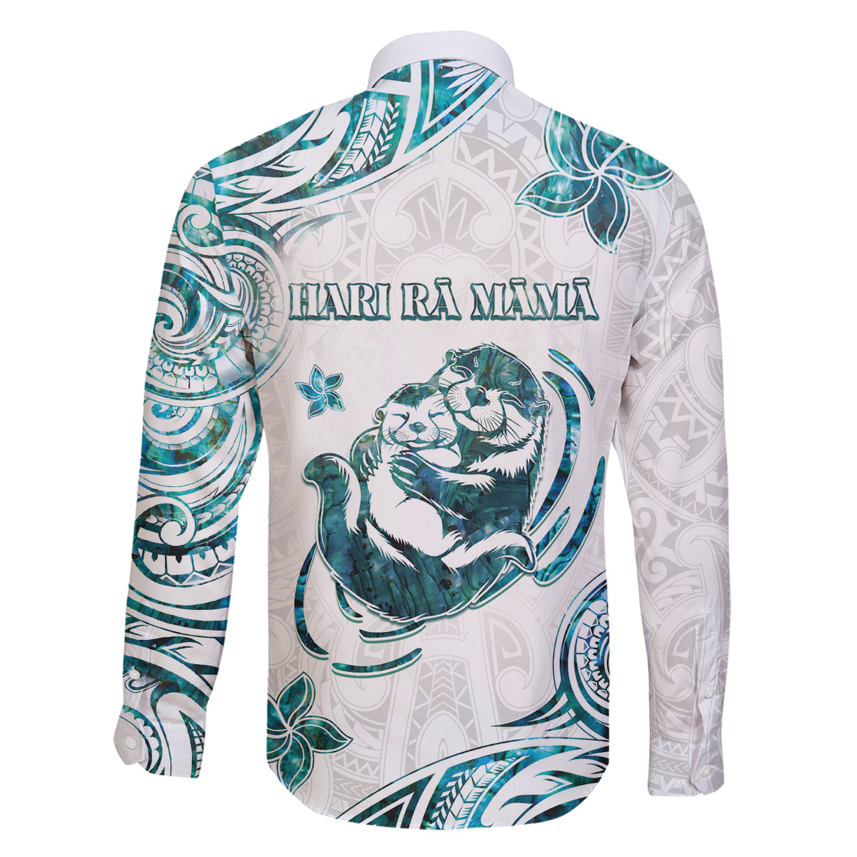 New Zealand Aotearoa Hari Ra Mama Family Matching Summer Maxi Dress and Hawaiian Shirt A Mother's Love Is Like No Otter LT05 - Polynesian Pride