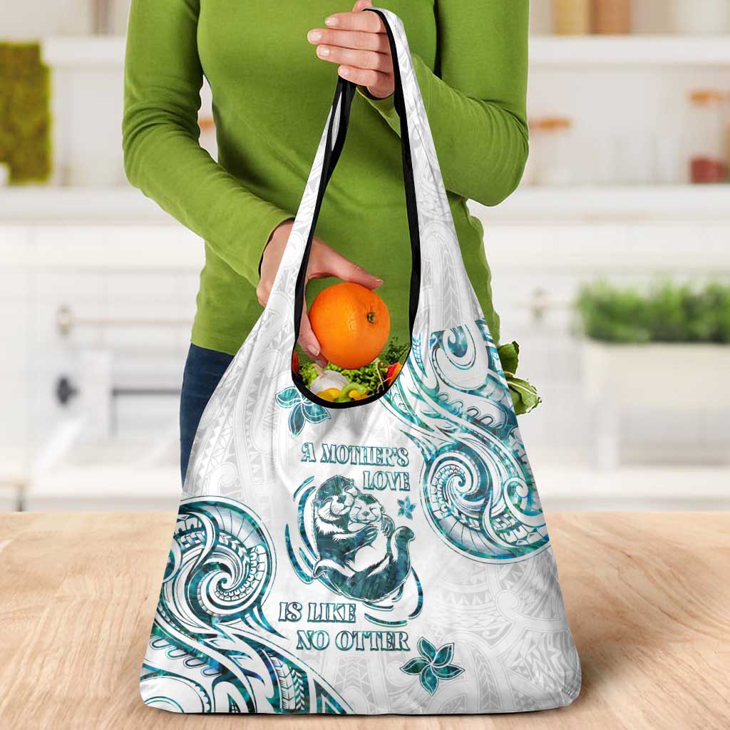 New Zealand Aotearoa Hari Ra Mama Grocery Bag A Mother's Love Is Like No Otter
