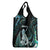 New Zealand Maori Taniwha Grocery Bag Silver Fern Paua Shell Version
