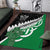 New Zealand And Ireland Rugby Area Rug Silver Fern With Celtic Cross