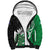 New Zealand And Ireland Rugby Custom Sherpa Hoodie Silver Fern With Celtic Cross