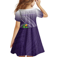 Personalized Manua High School Family Matching Long Sleeve Bodycon Dress and Hawaiian Shirt Polynesian Tribal Pattern