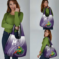 Manua High School Grocery Bag Polynesian Tribal Pattern
