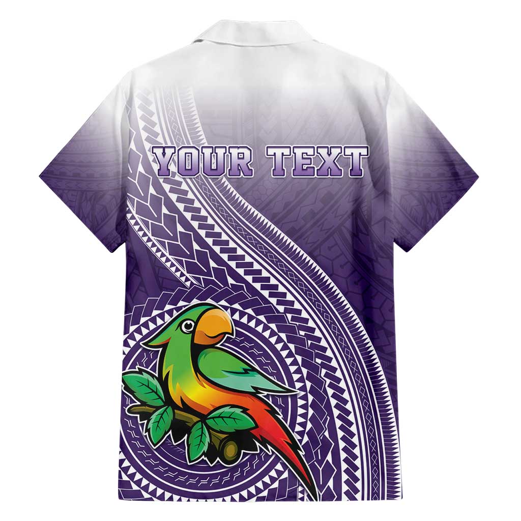 Personalized Manua High School Hawaiian Shirt Polynesian Tribal Pattern