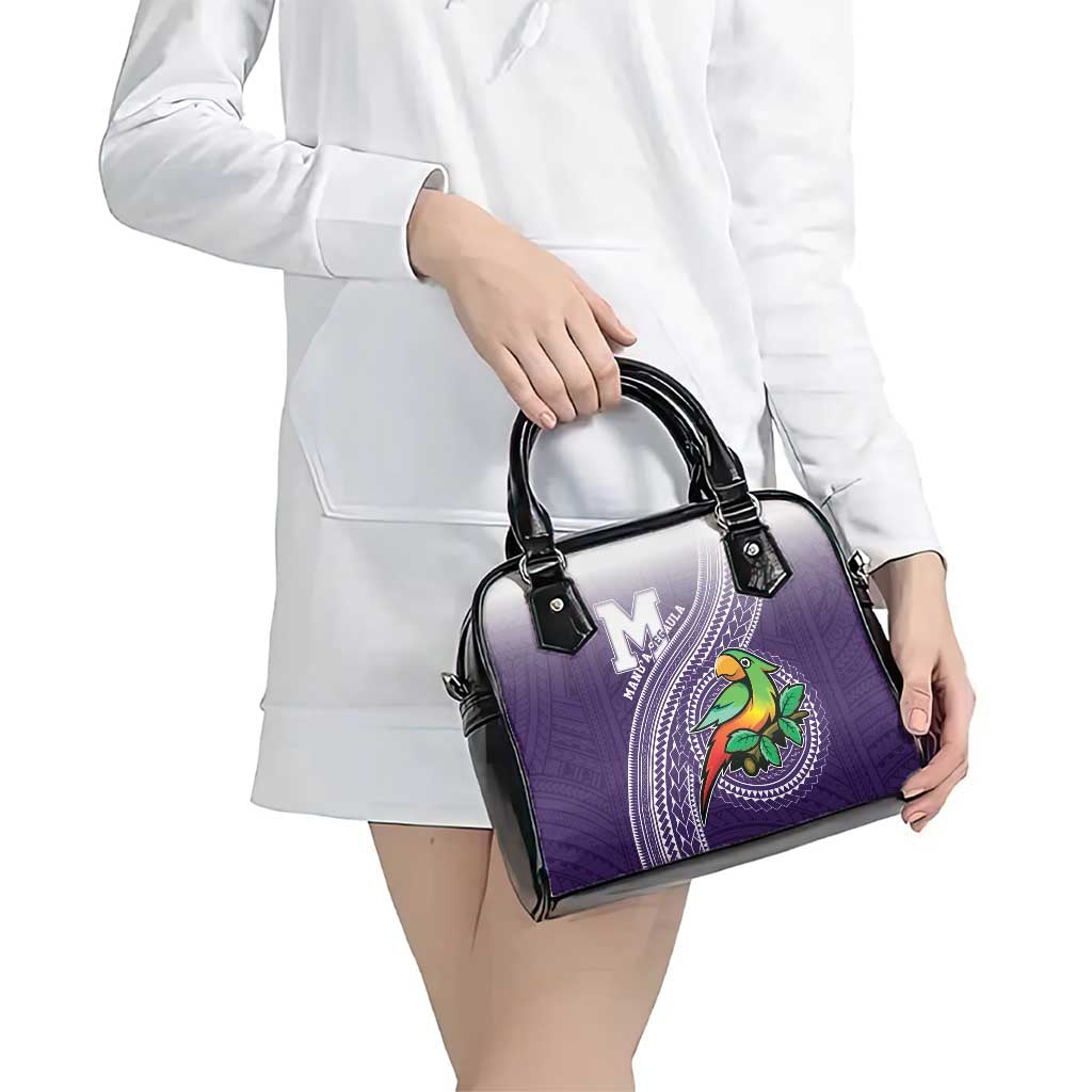 Manua High School Shoulder Handbag Polynesian Tribal Pattern