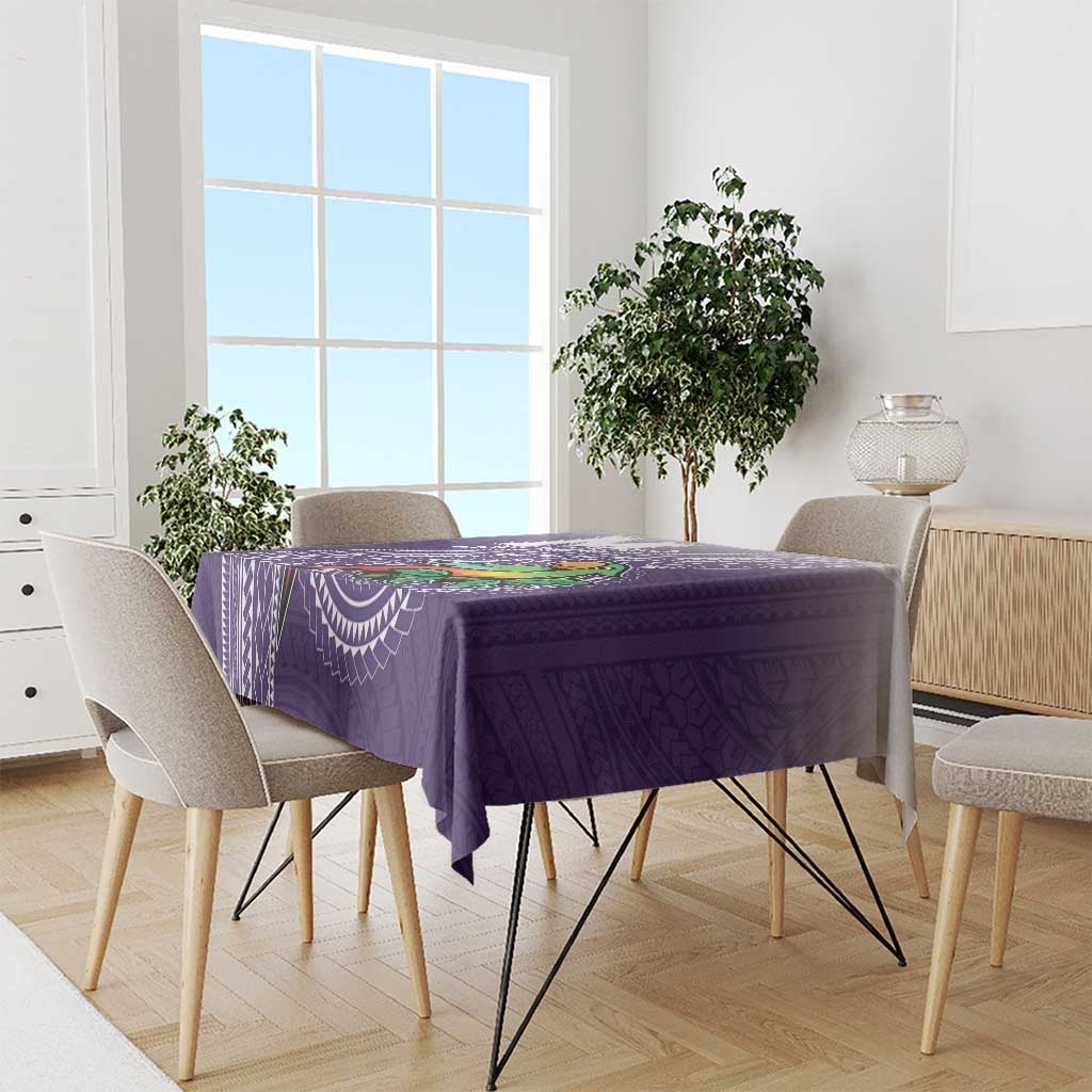 Manua High School Tablecloth Polynesian Tribal Pattern