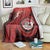 Fagaitua High School Blanket Polynesian Tribal Pattern