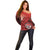 Personalized Fagaitua High School Off Shoulder Sweater Polynesian Tribal Pattern
