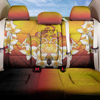 Tahiti Heiva Festival Back Car Seat Cover Tahitian Vahine Plumeria Flowers LT05 One Size Yellow - Polynesian Pride