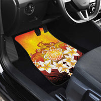 Tahiti Heiva Festival Car Mats Tahitian Vahine Plumeria Flowers LT05 - Polynesian Pride