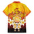 Tahiti Heiva Festival Family Matching Puletasi and Hawaiian Shirt Tahitian Vahine Plumeria Flowers