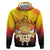 Tahiti Heiva Festival Hoodie Tahitian Vahine Plumeria Flowers